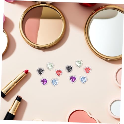 Forma de Corazón para Coser Ropa y Reparar Accesorios con Pedrería 7