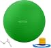 BalanceFrom Anti-Burst and Slip Resistant Exercise Ball Yoga Ball Fitness Ball Birthing Ball with Quick Pump, 2,000-Pound Capacity (38-45cm, S, Green)