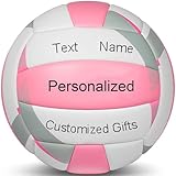 ZXHKZDX Personalisierte Outdoor-Soft-Volleybälle, Offizielle Größe 5 Trainings-Volleyball Mit...