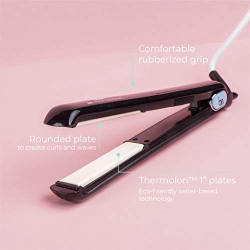 Plancha de pelo digital Be.Professional con Thermolon 1 pulg miniatura 6
