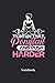 Tighten That Ponytail And Push Harder Notebook: Liniertes Notizbuch für Sportler, Bodybuilder und Fitness Fans - Notizheft, Tagebuch Geschenk für Männer, Frauen und Kinder