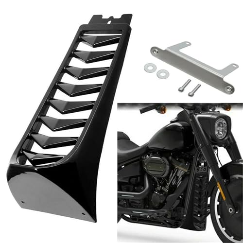 Couvercle de radiateur vif ABS premium pour carénage de queue Harley Softail