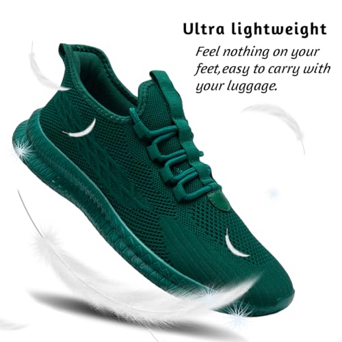 Image of DLWKIPV Running Shoes for Men Casual Slip on Tennis Walking Sneakers Lightweight Breathable Mesh Fashion Gym Athletic Sports Workout Non Slip Trainers