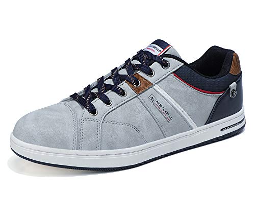 Image of ARRIGO BELLO Mens Casual Shoes Fashion Sneakers Breathable Comfort Classic Lace-Up Low Top Walking Shoes