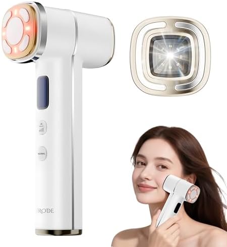 Microcurrent Facial Device with Red Light Therapy for Anti-Wrinkl...