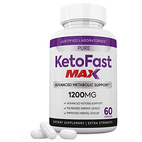 Pure Keto Fast Max 1200MG Pills Advanced Ketogenic Supplement Real Exogenous Ketones Ketosis Support for Men Women 60 Capsules 1 Bottle Pure Keto Fast Max 1200MG Pills Advanced Ketogenic Supplement Real Exogenous Ketones Ketosis Support for Men Women 60 Capsules 1 Bottle