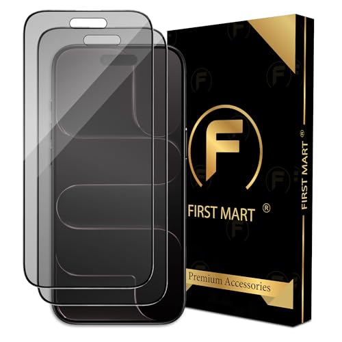 Image of FIRST MART Military-Grade Matte Anti-Glare Tempered Glass for iPhone Air (6.5 Inch) With Installation Kit | Edge to Edge Coverage |Anti Glare, Bubble-Free [2 Pack]
