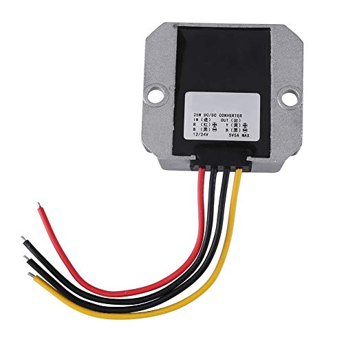 DC-DC Car Conversor 12V/24V Para 5V 5A 25W Voltagem Step Down Module Buck Conversor de fonte de alim
