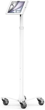 Compulocks Medical Rolling Cart - VESA Compatible White