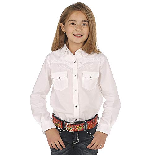 Wrangler girls Long Sleeve Western Snap Shirt