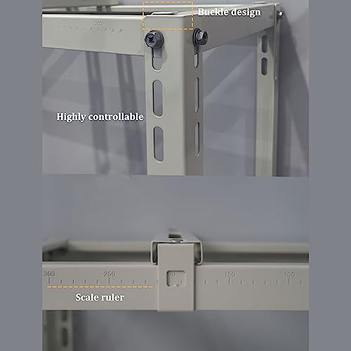Support robuste pour climatiseur avec double isolation anti-vibration