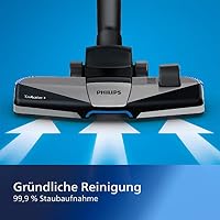 Philips FC9555/09 PowerPro Active beutelloser Staubsauger (650 W, 1,5 L Staubvolumen, inkl. Mini-Turbo-Saugbürste, Hartbodendüse) – Ansicht 5
