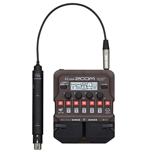 Zoom A1 FOUR Acoustic Instrument Multi-Effects Processor Pedal, Acoustic Modeling, Looper, Rhythm Section, For Guitar thumb #1