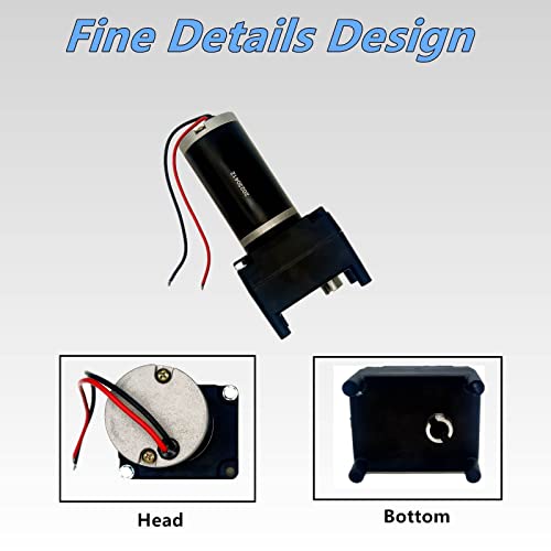 Image of High Speed Fifth Wheel Landing Gear Motor for Lippert Tuson 141893,6000 Pounds Lift Capacity 5th Wheel RV Landing Gear Motor Replace 141893,LC141893