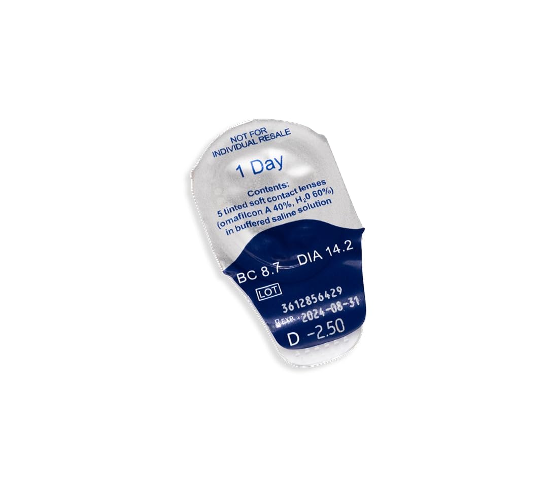 Proclear 1-Day - Lentes de contacto esféricas diarias (R 8.7 / D 14.2 / -1.75 Diop), Pack de 90 uds.