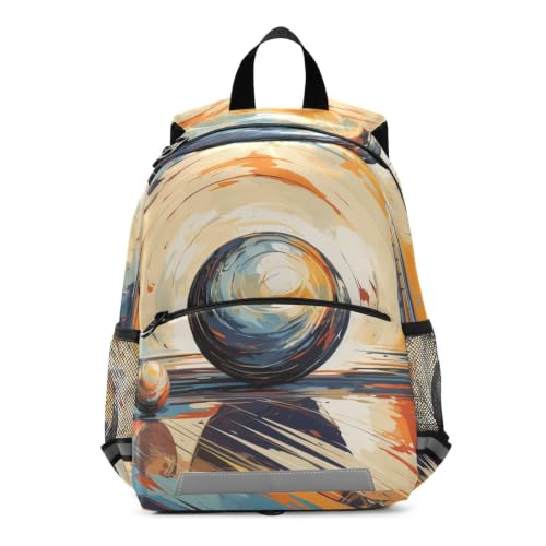 Sac scolaire Aquarelle Art Ball pour les sorties et l'école maternelle