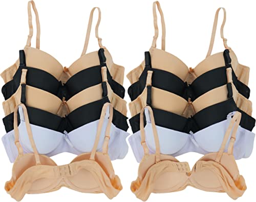 ToBeInStyle Junior Girl & Young Adult Pack of 6 A-Cup Padded Bras3