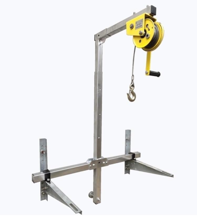 Torno manual plegable para aire acondicionado 220 lbs miniatura 3
