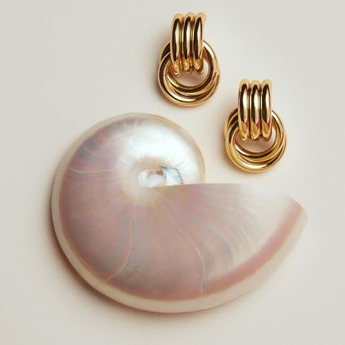 Mini Knot Earrings – Sculptural Twisted Design – Lightweight – By Heaven Mayhem3