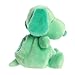 Aurora® Adorable Peanuts® Snoopy Color Collection Palm Pals™ Stuffed Animal - Officially Licensed Toys for All Snoopy Fans - Nostalgic Gift for Adults and Birthday Celebrations - Green 5 Inches