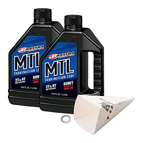 TUSK 2-Stroke Transmission Oil Change Kit for Maxima MTL 80W