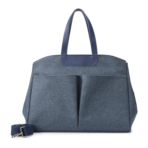 SONARIN Multifunctional Lightweight Diaper Bag Tote,Waterproof Nappy Changing Bag Satchel Messenger Bag Travel Mummy Bag(Dark Blue)