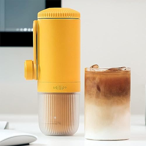 Image of Portable Espresso Maker, Upgrade Version of Minipresso, Pressure Hand Coffee Maker, Travel Gadgets, Manually Operated, Compatible with Ground Coffee, Perfect for Camping