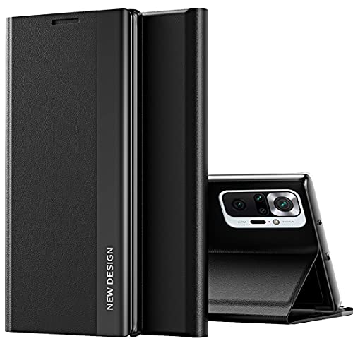 CCSmall for Xiaomi Redmi Note 10 Pro/Note 10 Pro Max Bracket Pagnetic Leather Cover TPU Shockproof Protection Flip Phone Case for Xiaomi Redmi Note 10 Pro Max CX Black CCSmall for Xiaomi Redmi Note 10 Pro/Note 10 Pro Max Bracket Pagnetic Leather Cover TPU Shockproof Protection Flip Phone Case for Xiaomi Redmi Note 10 Pro Max CX Black