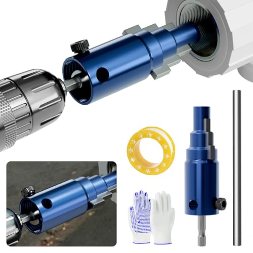 REKCKRUL Broken Pipe Extractor Tool for Electric Drill 1/2 3/4 1 Pipes