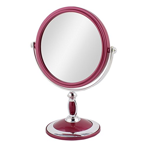 Espejo de Maquillaje de Mesa Redondo Doble Cara Ruilogod