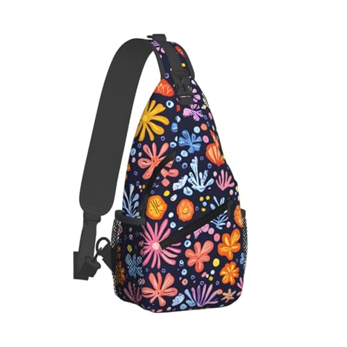 Morrales bandolera unisex con diseño Ocean Seaweed miniatura 2