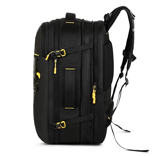Image of HOT SHOT BAG OVERNIGHTER 0529|LAPTOP BACKPACK|OFFICE & COLLEGE BAG|HIKING TREKKING,TRAVEL BAG|SUITCASE COMPARTMENT|Rain cover|WATER RESISTANT |EXPANDABLE|BAG FOR MEN|60 L LAPTOP BAG FOR MEN AND WOMEN