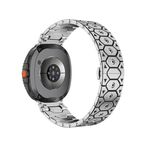 Bracelet Galaxy Watch 8 en acier maillon élégant et robuste
