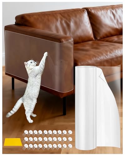Kratzschutz Sofa Katze Folie Möbel - 1 Rolle Klare PET Folie 30 x 500 cm