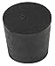 Stopper, 25 Mm Neck Size, 25 Mm Height, Black, Rubber, Pk 40,210415404