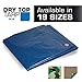 Dry Top 1620 Medium Duty Tarp, 16x20 Feet, Blue