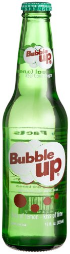 Bubble Up Lemon Lime Soda 12 Ounce (12 Glass Bottles)
