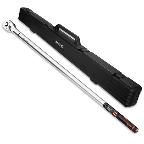 Image of VANPO Digital Torque Wrench 3 /4-Inch 31-627 ft-lb for Heavy Equipment | ±2% Accuracy, Electronic Torque Wrench with LED, Buzzer, Vibration Alert for Heavy Truck, Industrial Equipment & Agricultural