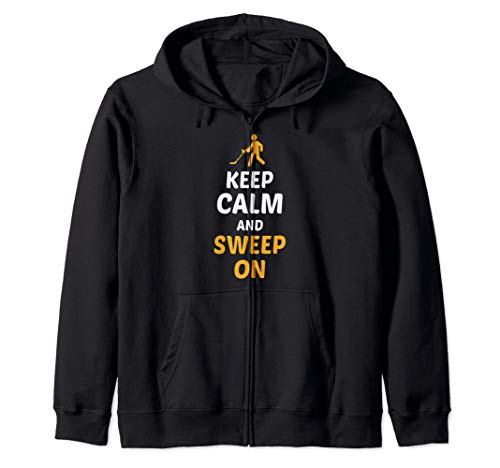 Keep Calm And Sweep On - Funny Metal Detecting Sudadera con Capucha
