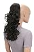 22" Hair Piece Pony Tail Extension Draw String Very Long & Voluminous VERY CURLED Wavy Heat-Resisting  (brown brunette #8 (PH11))