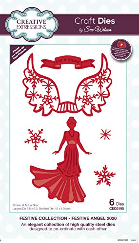 Dies by Sue Wilson Festive Angel 2020
