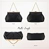 Fecialy Clutch Purses für Frauen Formelle Abendtasche PU Leder Crossbody Tasche mit Kette für Party, Prom, Hochzeit #2