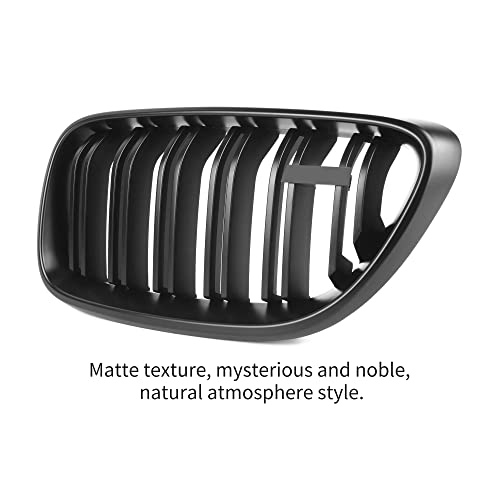 F22 Grille, Abs Front Replacement Kidney Grill For 2 Series F22 F23 F87(M2) Matt Black #TOP2