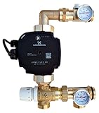 Material: Messing Festwertregelset für Fußbodenheizung mit Pumpe GRUNDFOS Pumpengruppe TOP PREIS