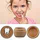 free-space Tooth Fairy Box 3D geschnitzte Holzkiste Souvenir Droped Tooth Andenken Aufbewahrungsbox Geschenk für Jungen oder Mädchen (2pcs Tooth Box)