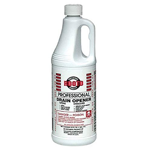 Rooto Professional Drain Opener|Deep Penetration|Opens Drains|Dissolves Grease and Residues from Septic Tanks,Bathrooms,Toilets,Kitchen Pipes|Easy to Use for Homes,Hospitals,Offices,Restaurants,etc.