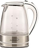 Brentwood 1.7 Liter kt-1900 W Royal Glass Electric Tea Kettle