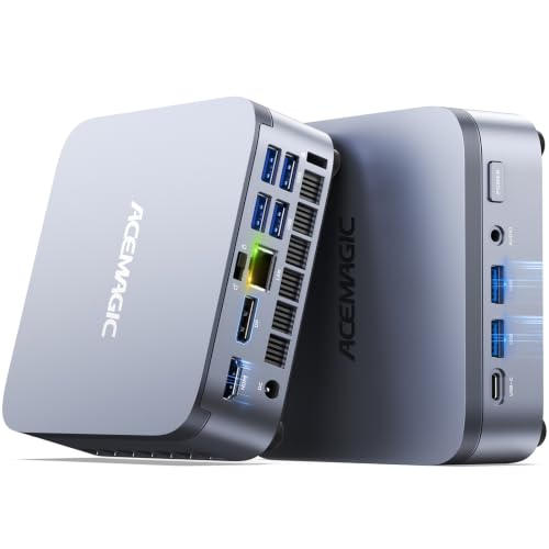 ACEMAGIC K5 AI Mini PC,Intel Core 304(4.6GHz,24 Tops) 12GB LPDDR5 256GB SSD - 1