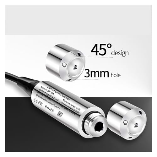 Sensor de nivel líquido sumergible con sonda de alta precisión y salida 0-5V 3