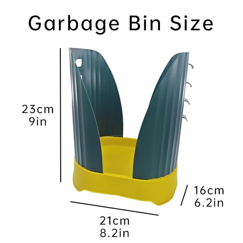 Image of Adjustable Size Household Garbage bin - Garbage Bag Universal Folding Paper Basket